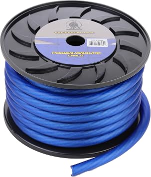Bullz Audio BPP0.50BL PRO Blue 50 1/0-Gauge Power Cable