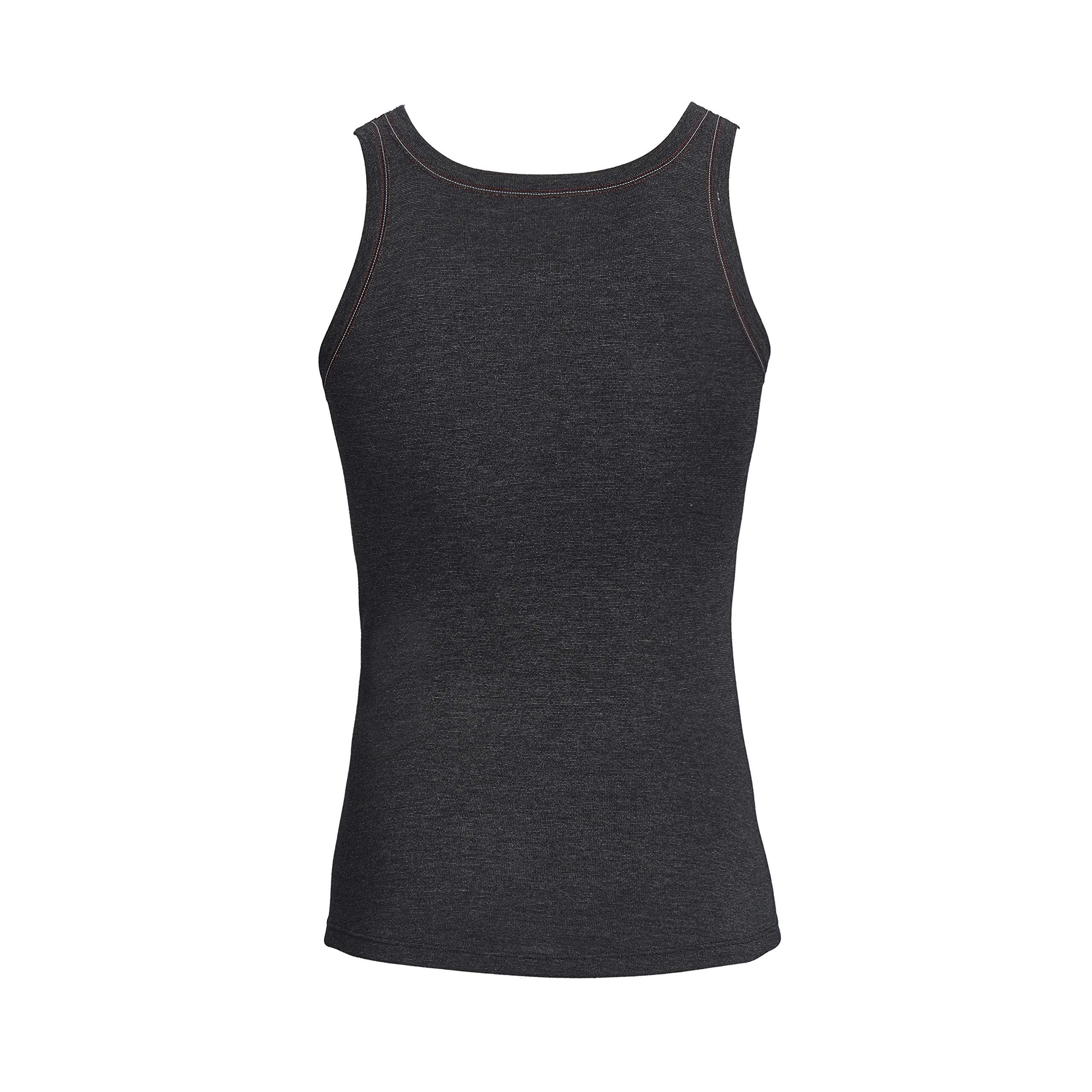 con-ta Thermo Unterhemd, Unterziehshirt für Herren, Muskelshirt mit natürlicher Baumwolle, wärmende Unterwäsche für Männer, Größe: 5/M - 10/4XL