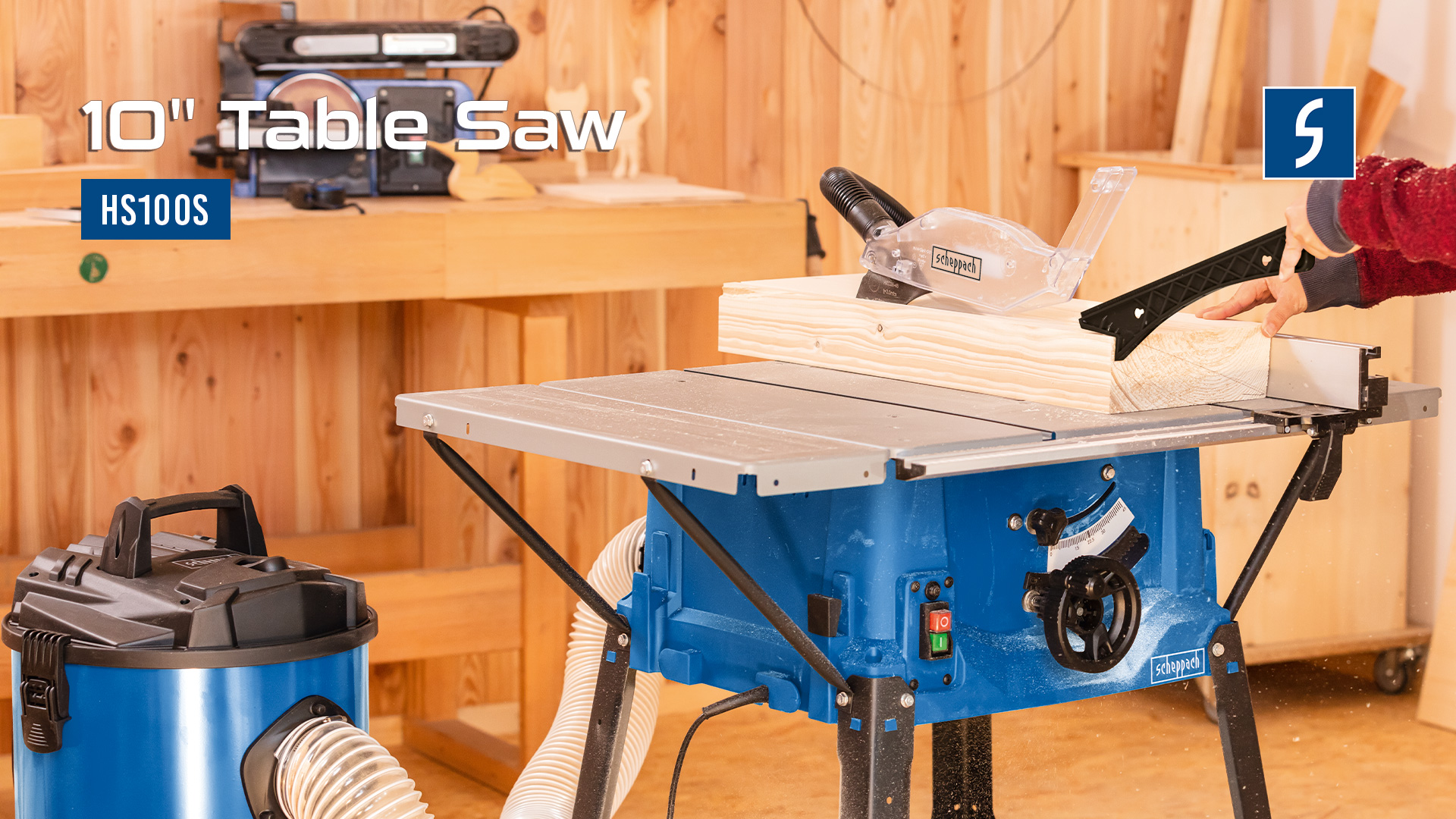 ささページ　SCO-254/CW Scheppach HS254 Table Saw | 10