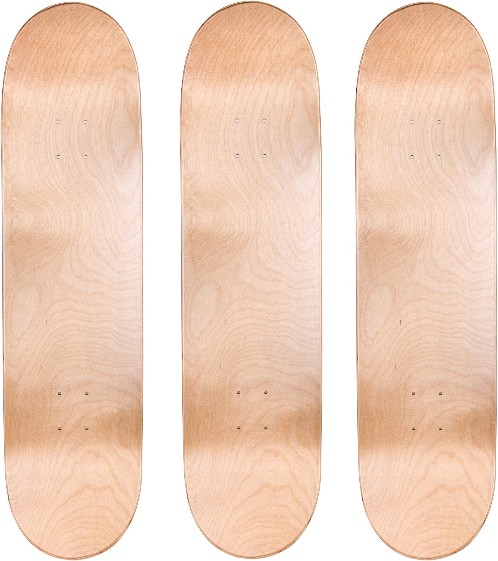 Cal 7 Blank Maple Skateboard Decks (Bundle of 3, Combinations)