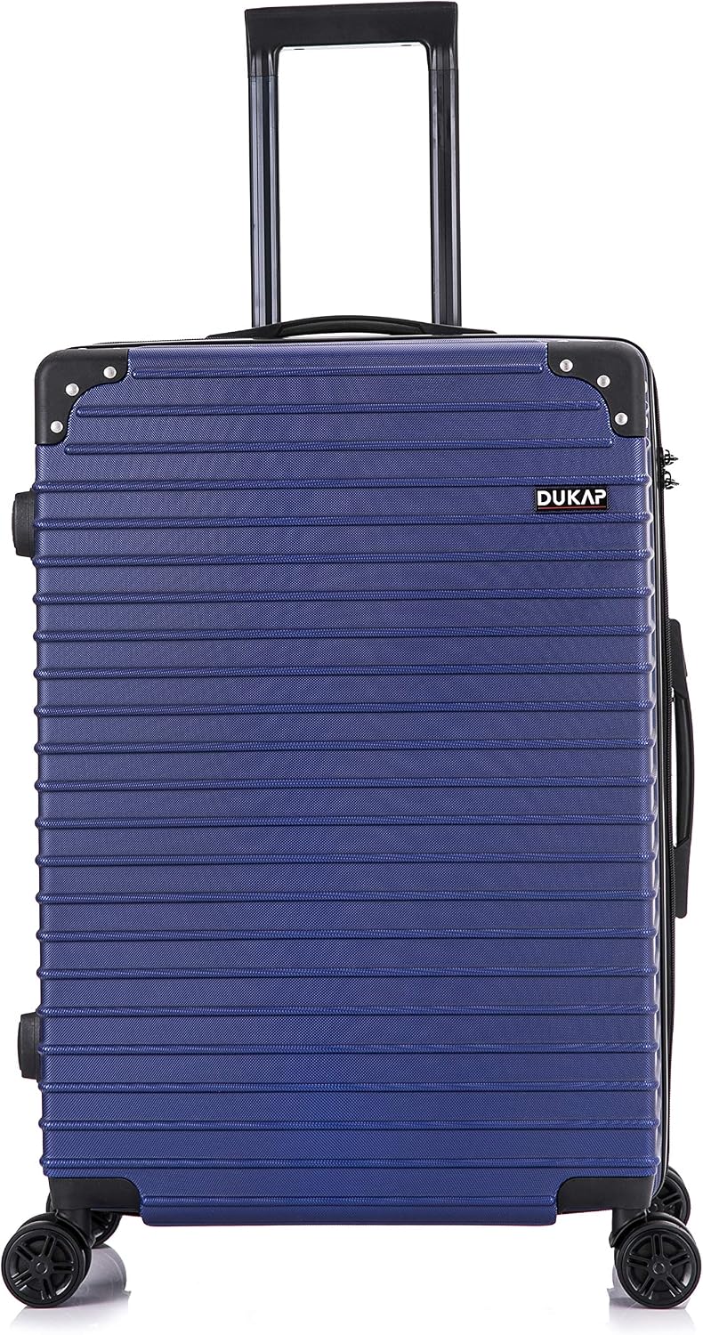 DUKAP Tour Hardside Equipaje con puerto USB integrado y rueda giratoria,  Maleta de viaje con bloqueo TSA y mango ergonómico de GEL, Azul /  Patchwork), DKTOU00M-BLU : Ropa, Zapatos y Joyería - Amazon.com