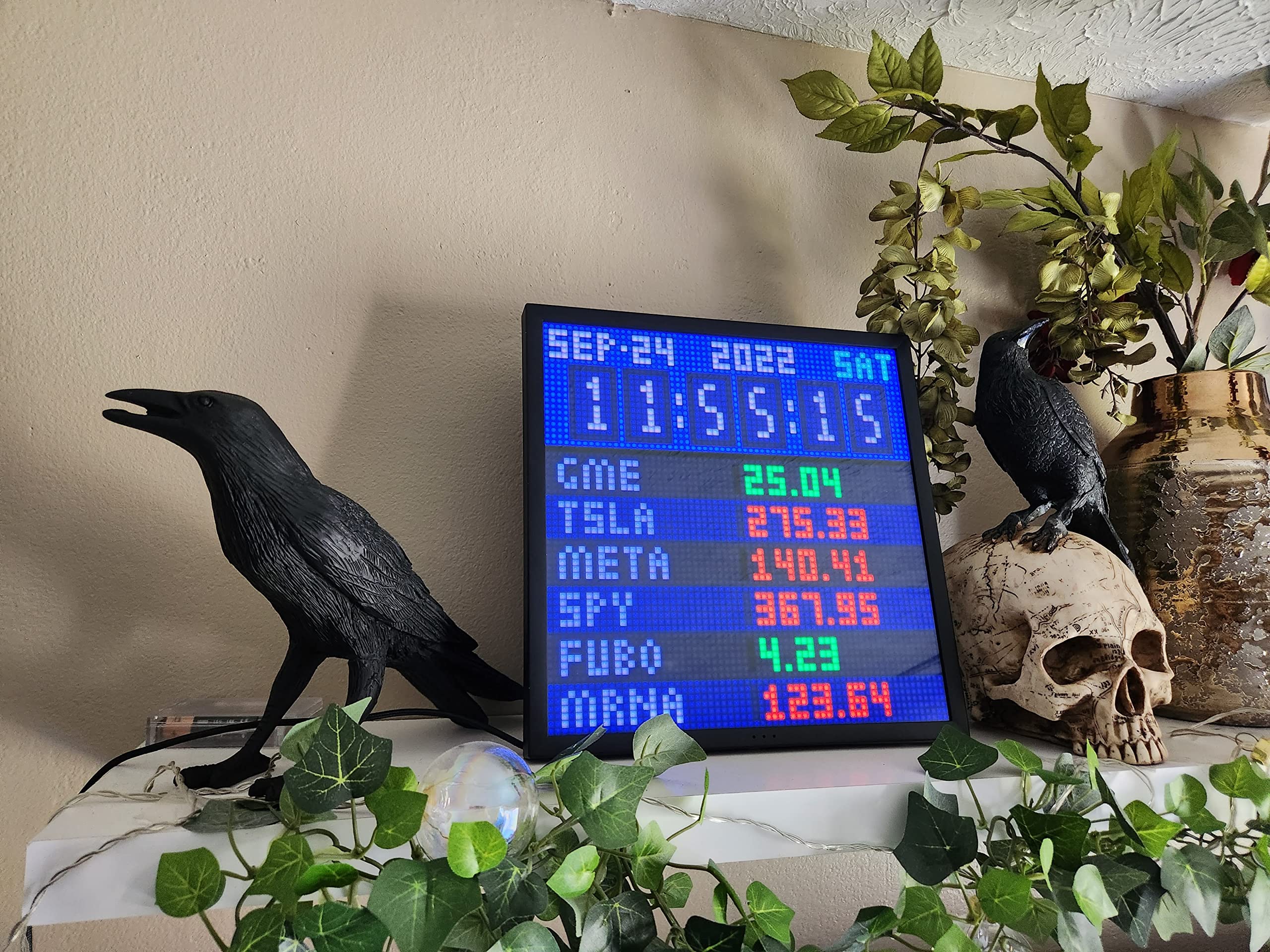 Bitcoin Ticker 2023 – Crypto Ticker – Stocks Ticker – Cadeau Bitcoin –  Traqueur de prix de crypto-monnaie – Affichage LED BTC Crypto Gift :  Amazon.ca: Électronique