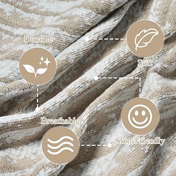 Boho Sofa Cover 2 3 Seater Chenille Sofa Slipcovers AB Double-Sided Corner Couch Covers with Tassel Washable Settee Protector for Furniture Loveseat Futon L Shaped Sofa (Khaki,180x260cm)