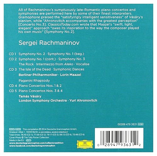 Miniatura 2 de Coll Ed. Rachmaninov Sinfonías completas y conciertos para piano