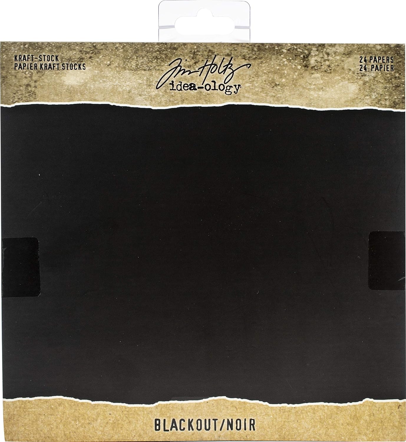 Tim Holtz KRAFT STOCK 8X8 IDEA BLACKOUT