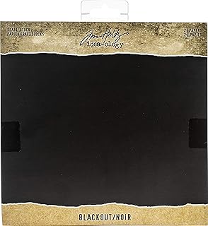 Tim Holtz KRAFT STOCK 8X8 IDEA BLACKOUT