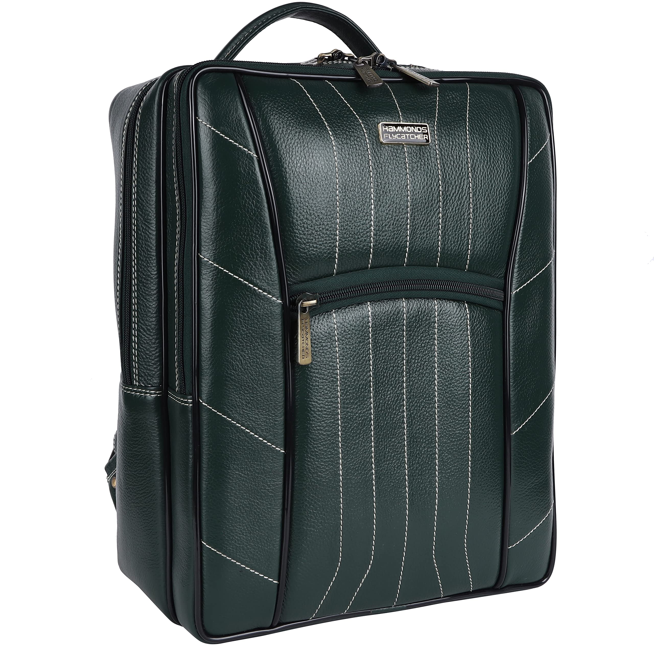 Genuine Leather Laptop Backpack for Men and Women - Stylish, Spacious Bag with Multiple Compartments, Perfect for College, Work, and Travel - Upto 16 Inch Laptop-image-35