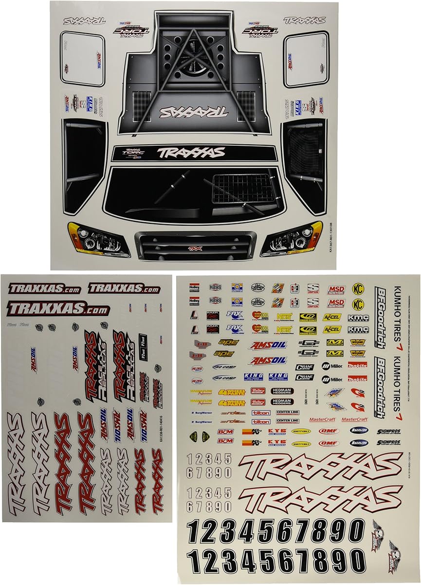 Traxxas 6813 Slash 4x4 Decal Sheet
