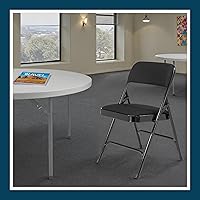 Vista 12 de OEF Furnishings Serie OEF2200 - Sillas plegables de doble bisagra acolchadas de tela de alta calidad para servicio pesado