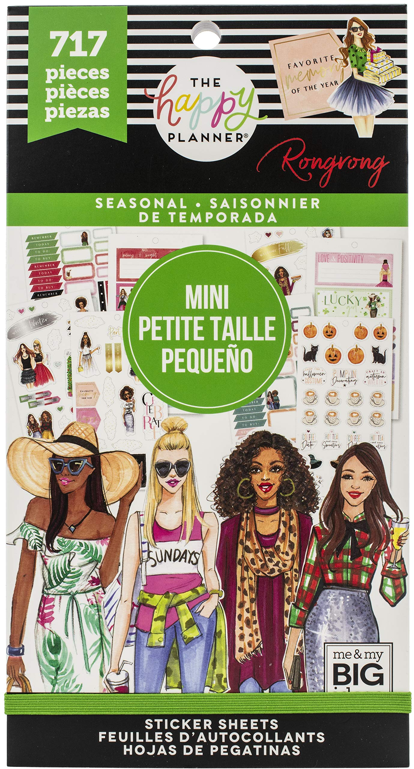 Happy Planner STCKRS Seasonal kit autocollants thématiques pour planificateur