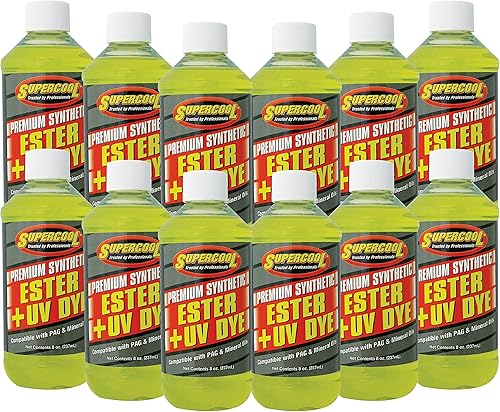 Miniatura 10 de TSI Supercool Aceite de éster E8-6CP Plus Tinte UV, 8 onzas, paquete de 6