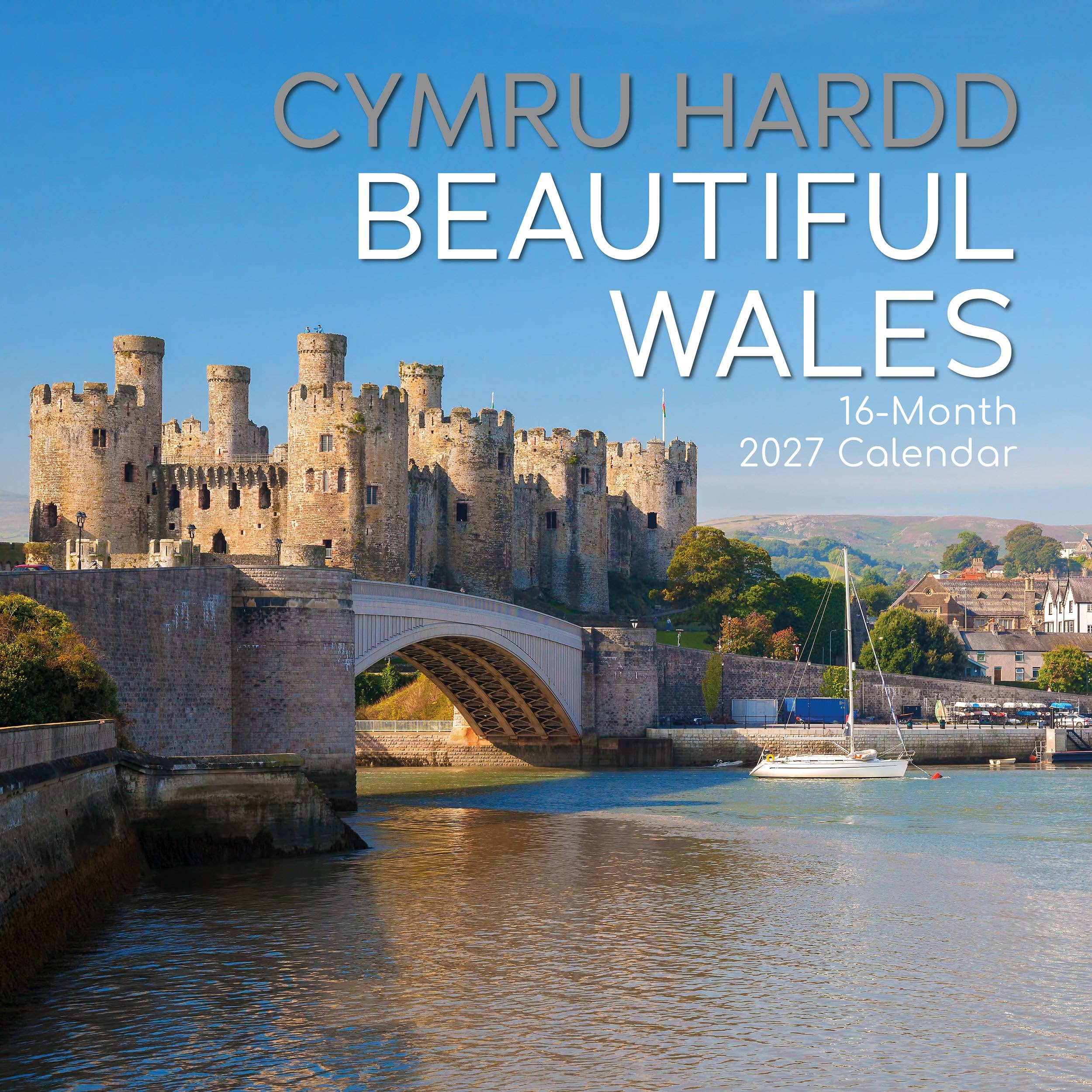 TGSC | Beautiful Wales 2026-2027 Calendar, 16-Month Square Wall Calendar (Sept 2026-Dec 2027), UK Planner with Welsh Landscapes, Home or Office Organiser | 30 x 30 cm