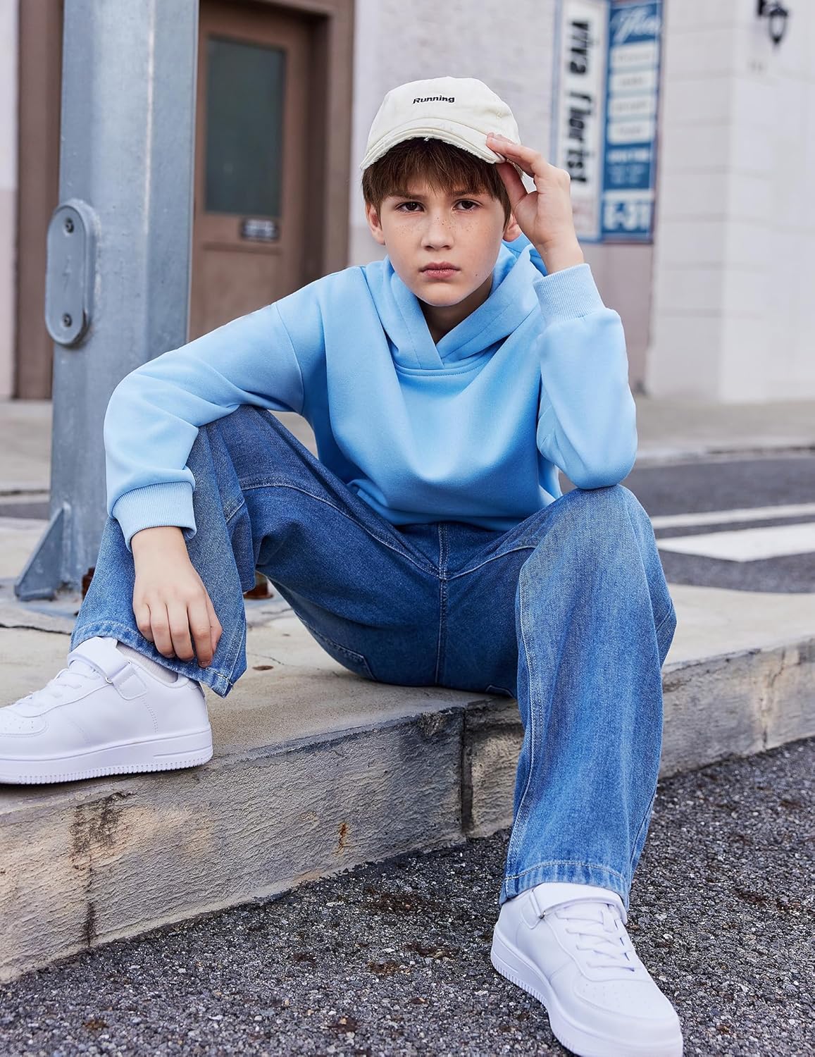 Arshiner Boys Hooded Sweatshirt Fleece Pullover Long Sleeve Warm Hoodies with Pocket for Kids 5-14 Years - Image 6