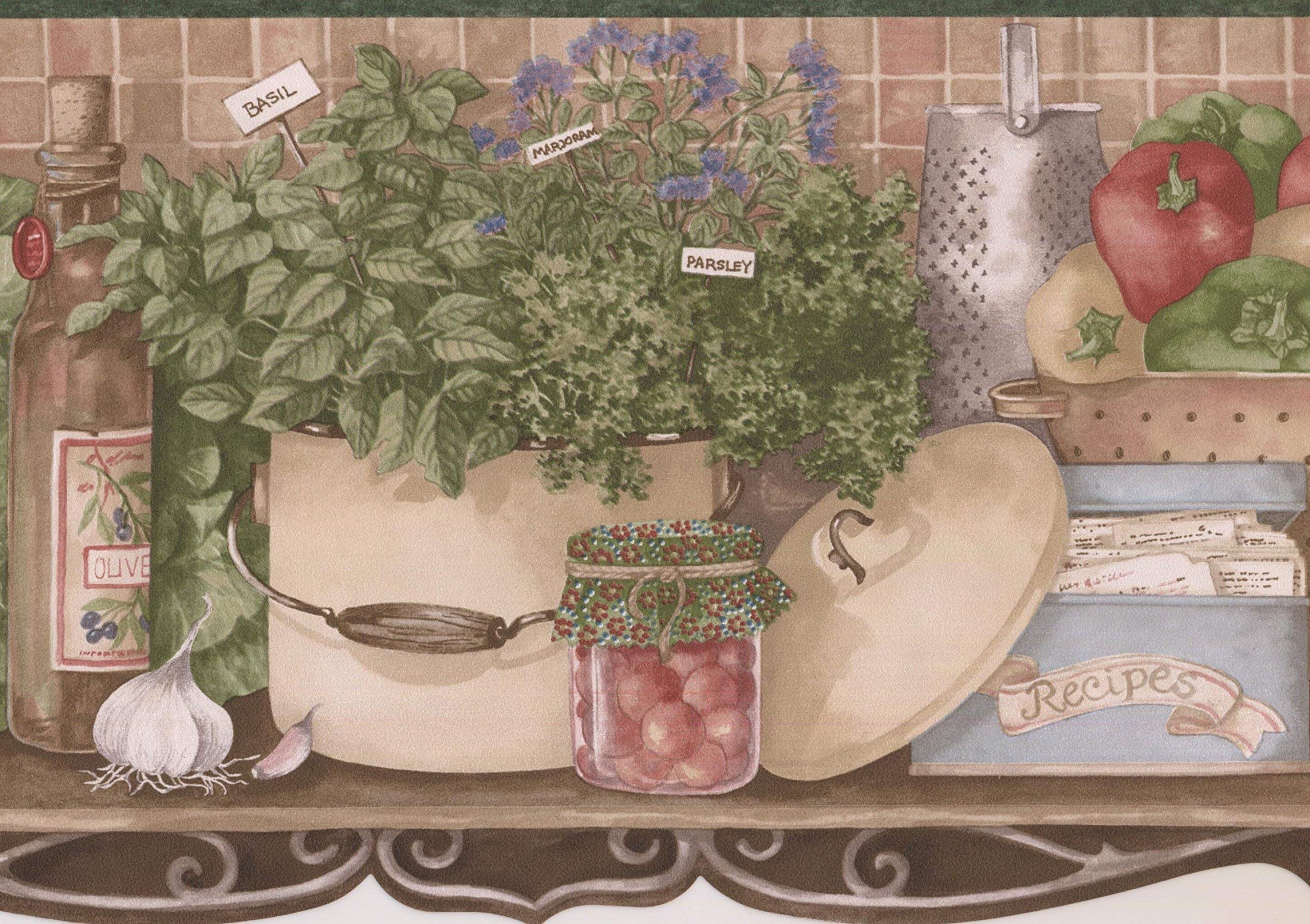 Vintage Vegetable Wallpaper