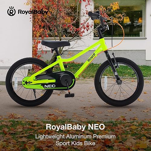 Miniatura 2 de RoyalBaby Bicicleta para niños, de aluminio ligero de 16 y 18 pulgadas, bicicleta para niños y niñas de 4 a 9 años, varios colores