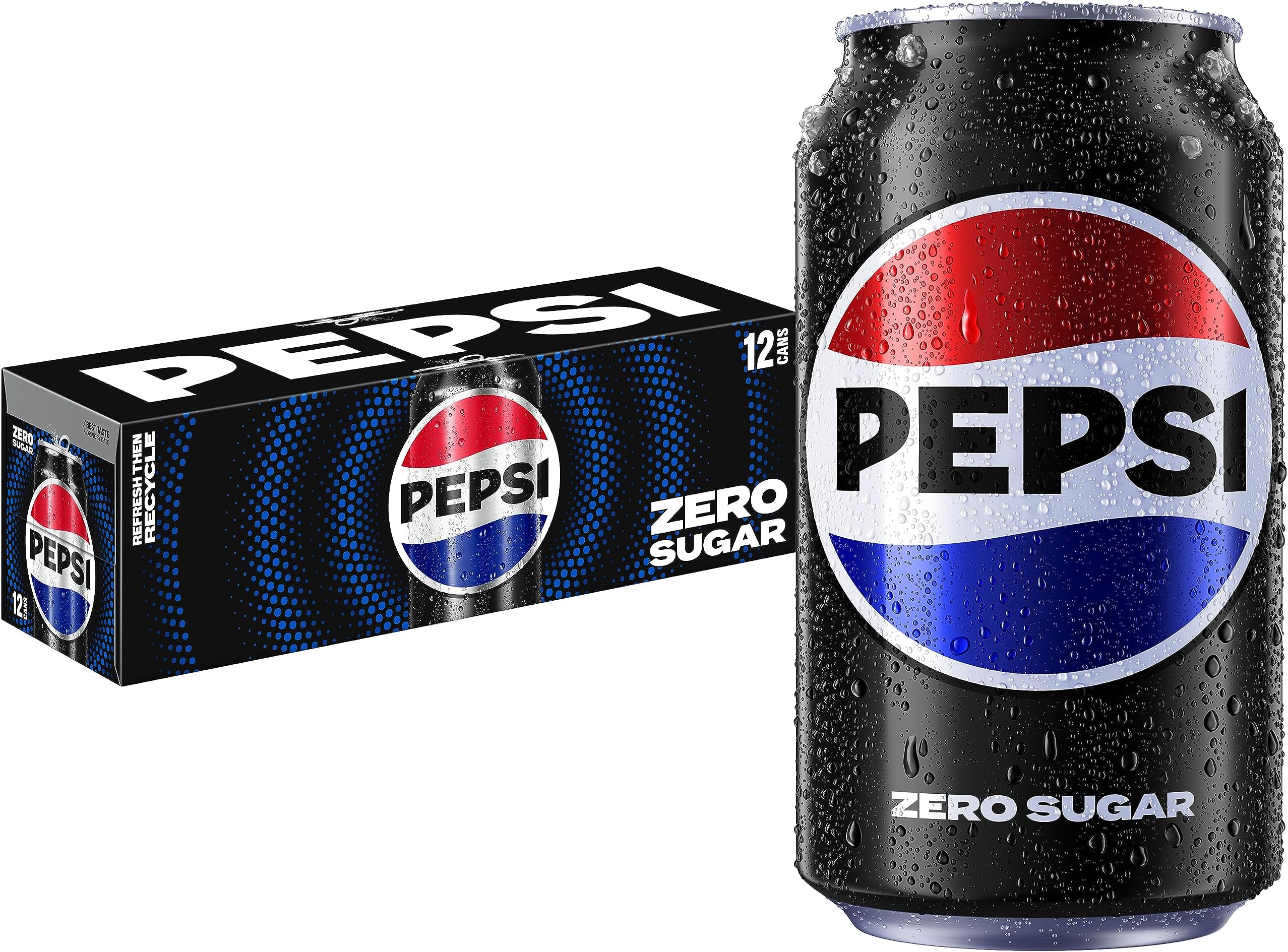 Zero Sugar Cola, 12 Fl Oz (Pack of 12)