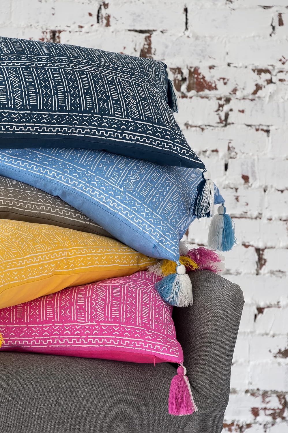 carol & frank Cyrus Dune Pillow Printed Decor Decoration Throw Pillow 14" x 22" for Couch Chair Living Room Bedroom 14" x 22" Brown