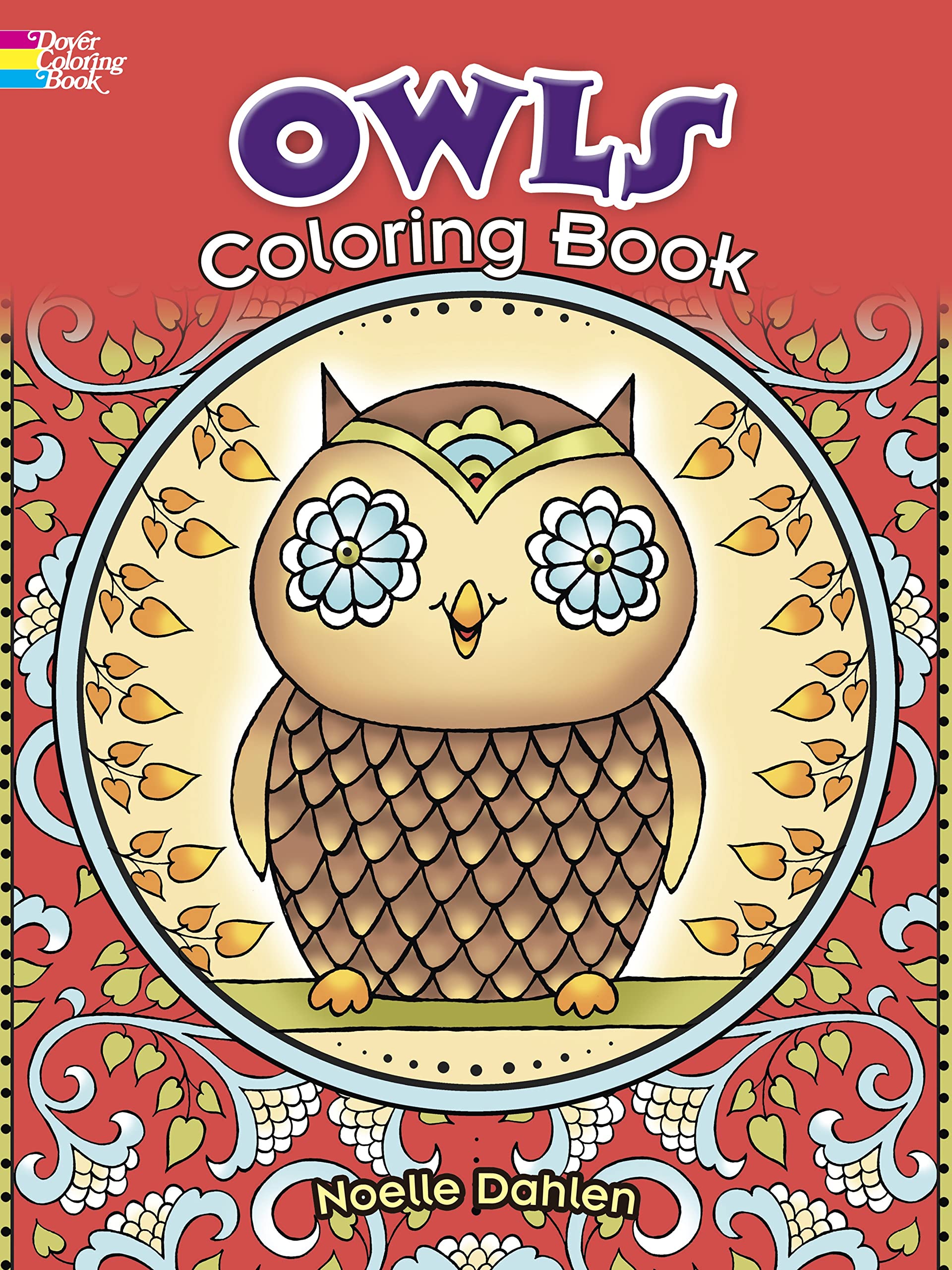 Dover DOV-0333 Creative Haven Owls Publications Coloring Book