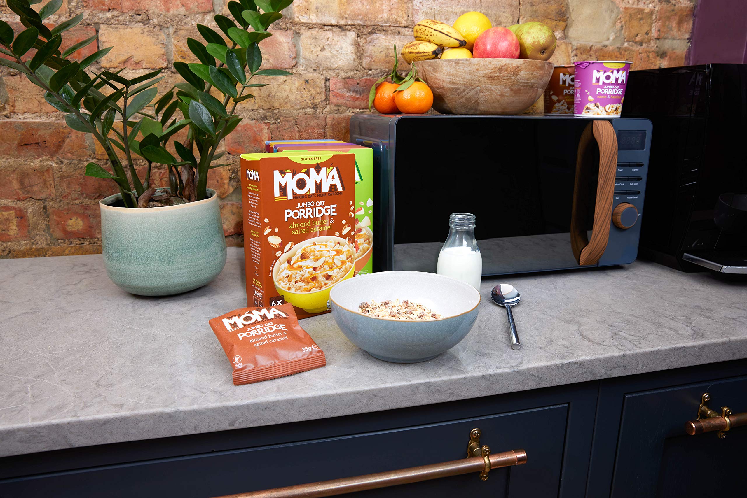 Buy MOMA Porridge Sachets ALMOND BUTTER & SALTED CARAMEL Box of 36 x