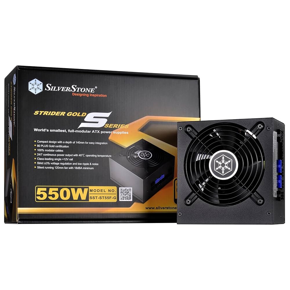 電源ユニット SilverStone Strider Gold SST-ST55F-G V2 Amazon | SilverStone Strider Gold S シリーズ 80PLUS GOLD認証