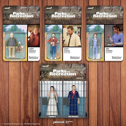 Vista 5 de Super7 Parks and Recreation Andy Dwyer (rata) - Figura de acción de Parques y Recreación de 3.75 pulgadas con accesorios, colección clásica