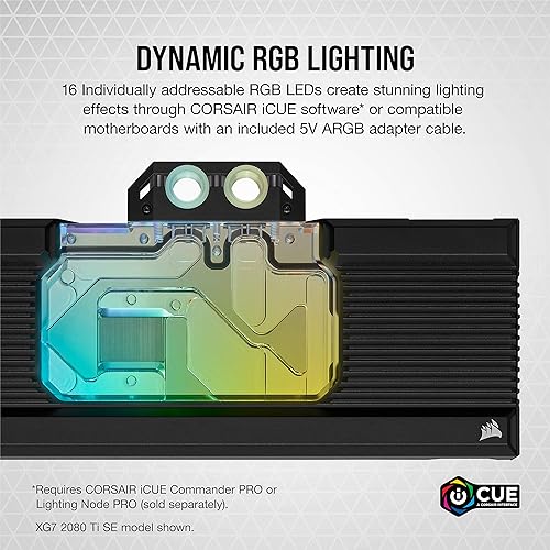 Miniatura 5 de Corsair Hydro X Series XG7 RGB 3090 Ti Founders Edition GPU Water Block - for NVIDIA GeForce RTX 3090 Ti FE