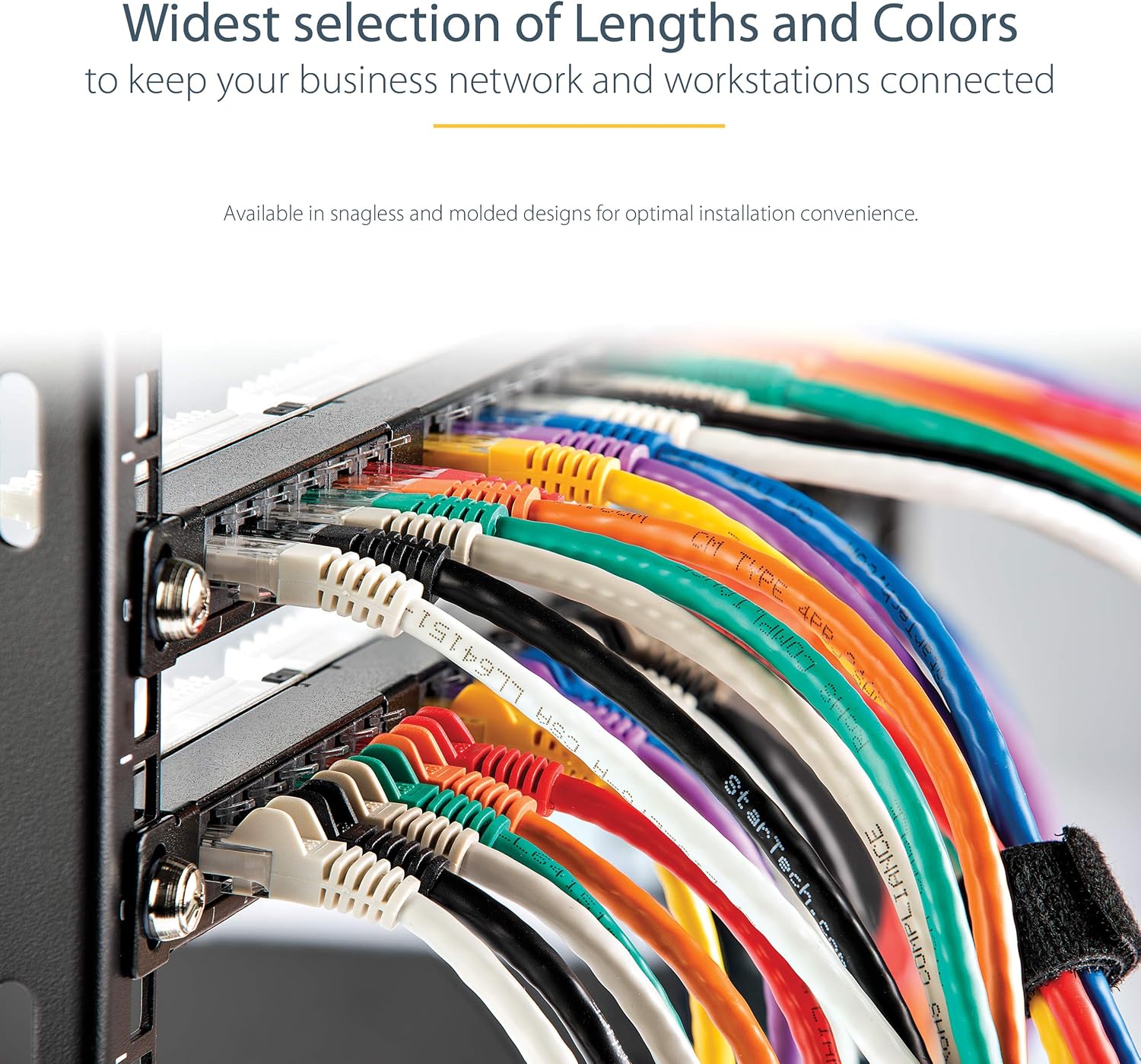 StarTech.com 15m CAT6 Ethernet Cable - Red CAT 6 Gigabit Ethernet Wire -650MHz 100W PoE++ RJ45 UTP Category 6 Network/Patch Cord Snagless w/Strain Relief Fluke Tested UL/TIA Certified (N6PATC15MRD)