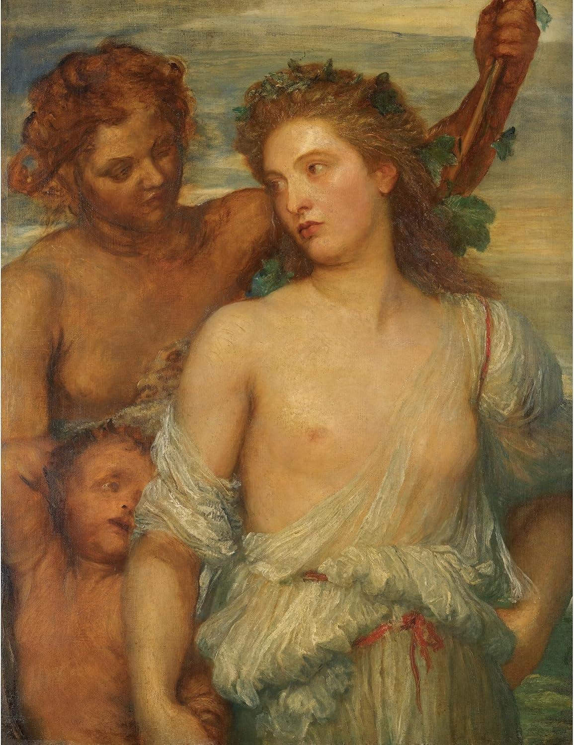 ArtDirect A Bacchante Unframed Art Print Giclee Poster by George Frederic Watts - Ready for Framing with Customization Sizes 8x10, 11x14, 15x20, 24x31, 36x47 and 46x60 inches