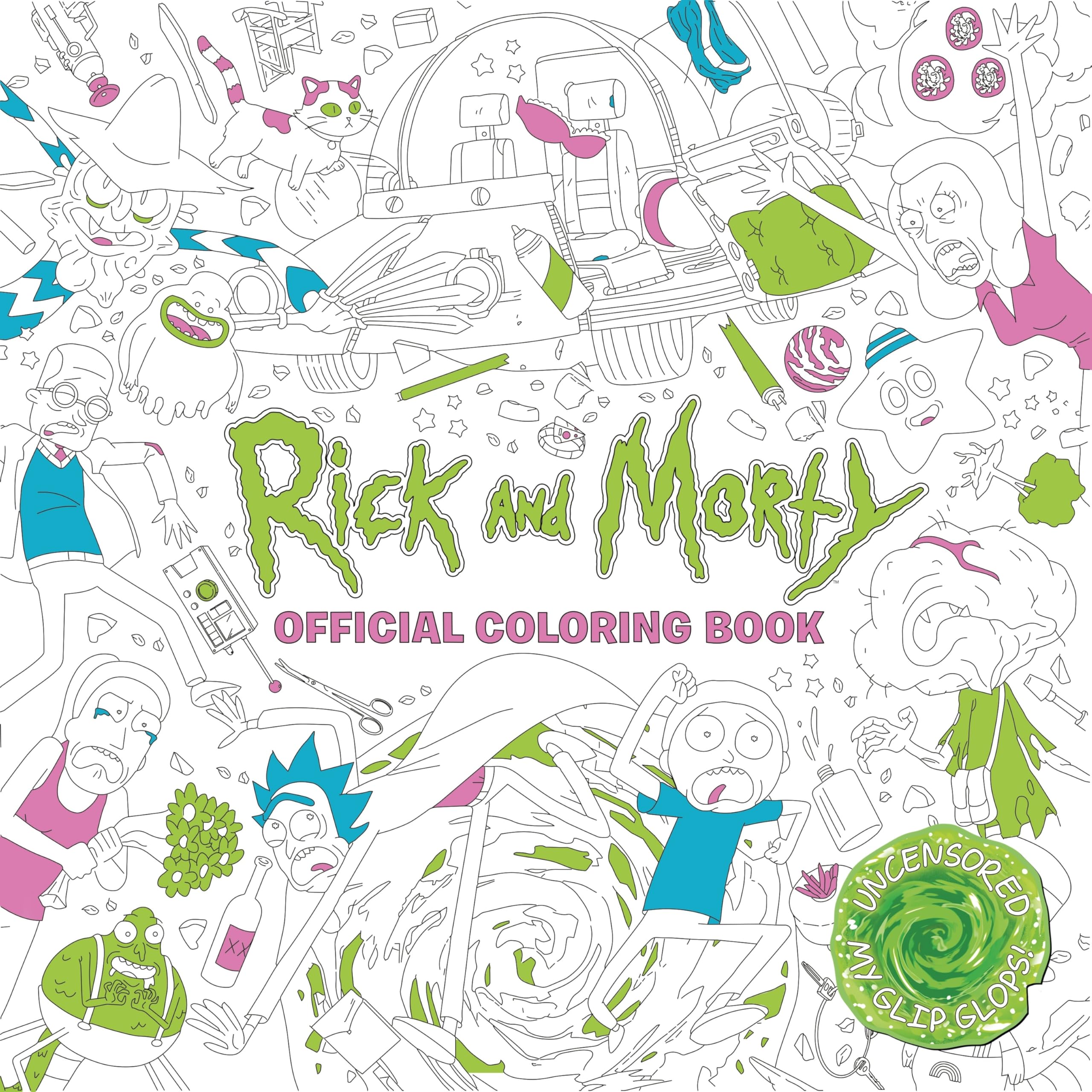 Titan Books Rick and Morty Official Coloring Paperback – Coloring Book, 22 August 2017
