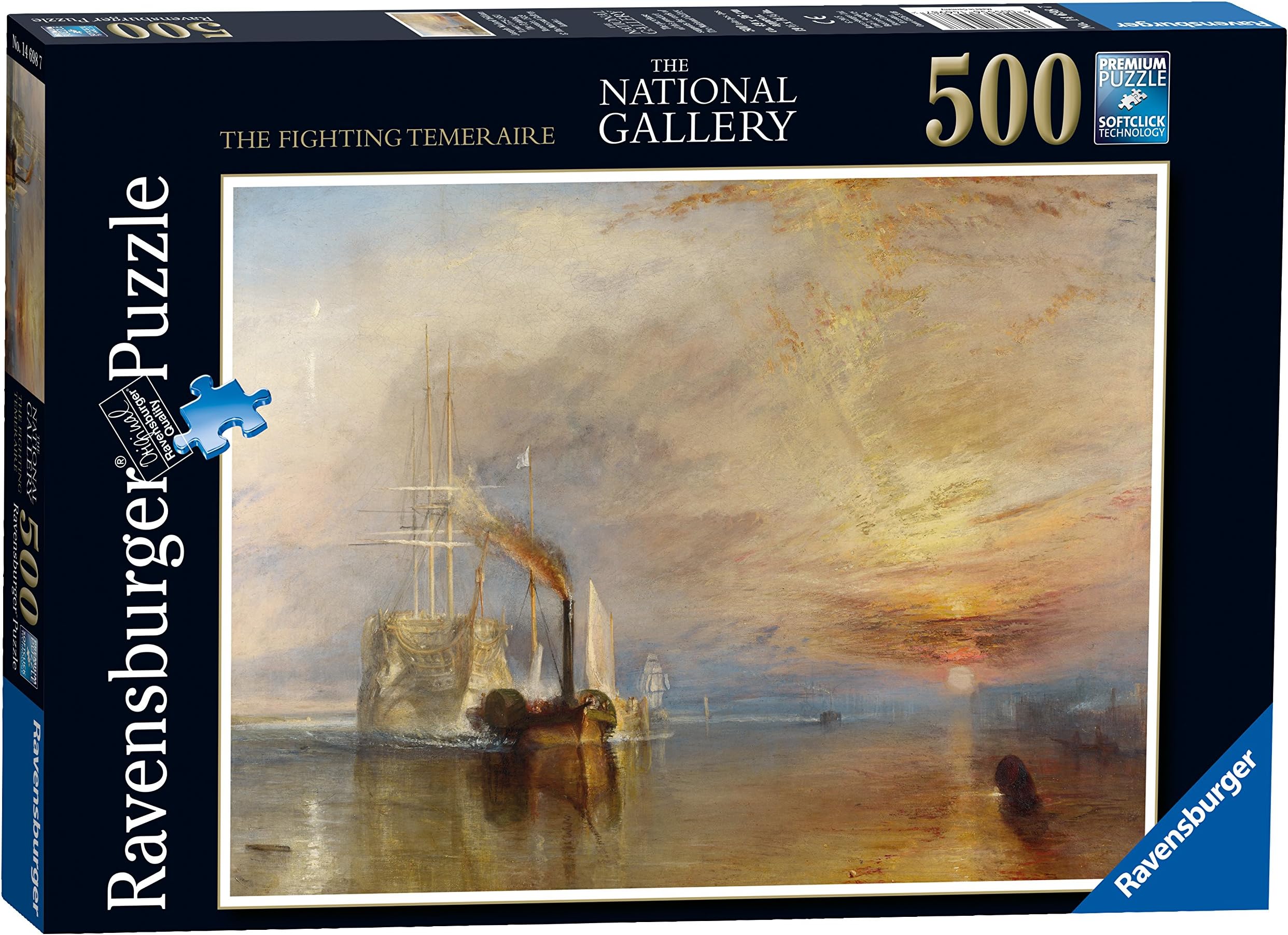Ravensburgerthe National Gallery - Jmw Turner, Fighting Temeraire 500Pc Jigsaw Puzzle
