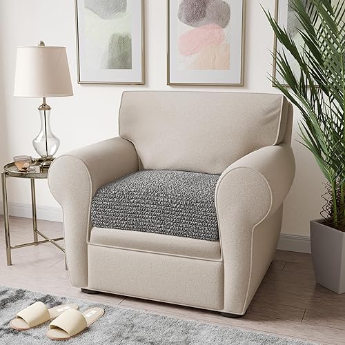 Miniatura 2 de PAULATO BY GA.I.CO. Funda de cojín para sofá, funda de cojín en T y caja, protector de asiento de repuesto para sofá, fundas elásticas para asientos