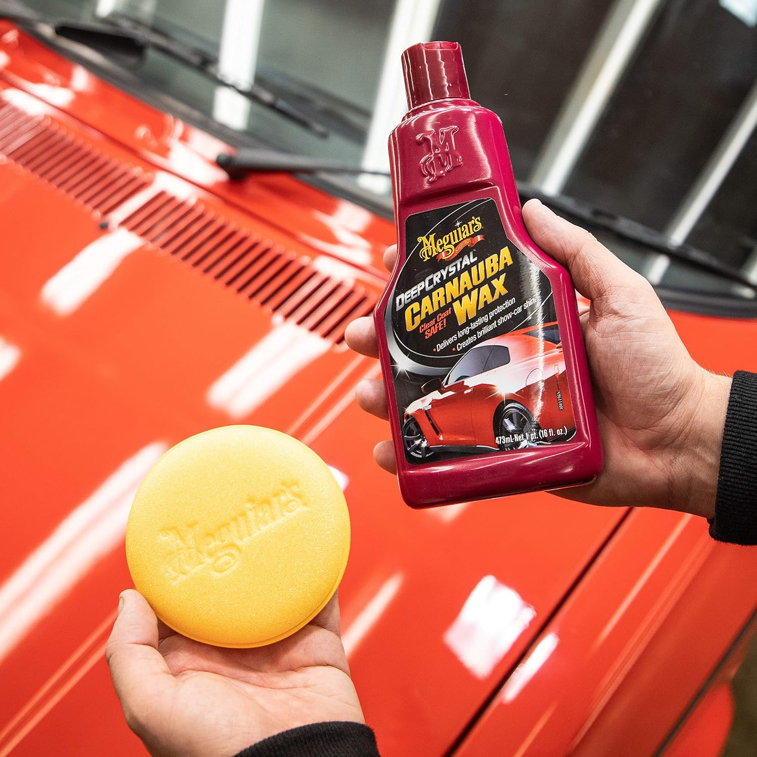 Meguiar's A2216EU Deep Crystal Step 3 Carnauba Liquid Car Wax 473ml