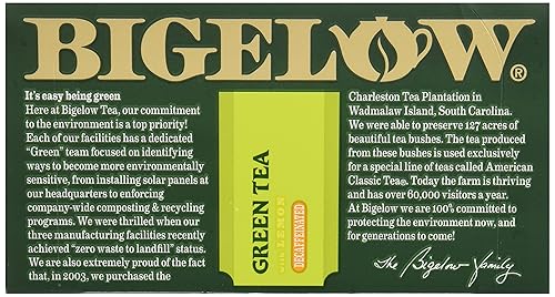 Miniatura 5 de Bigelow Tea Té verde con limón, descafeinado, 20 unidades