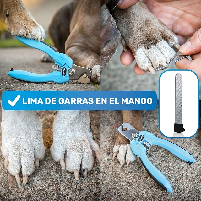Foto 6 de 8 de BluePet Cortauñas Profesional Perros, Tijeras Ajustables Uñas Grandes