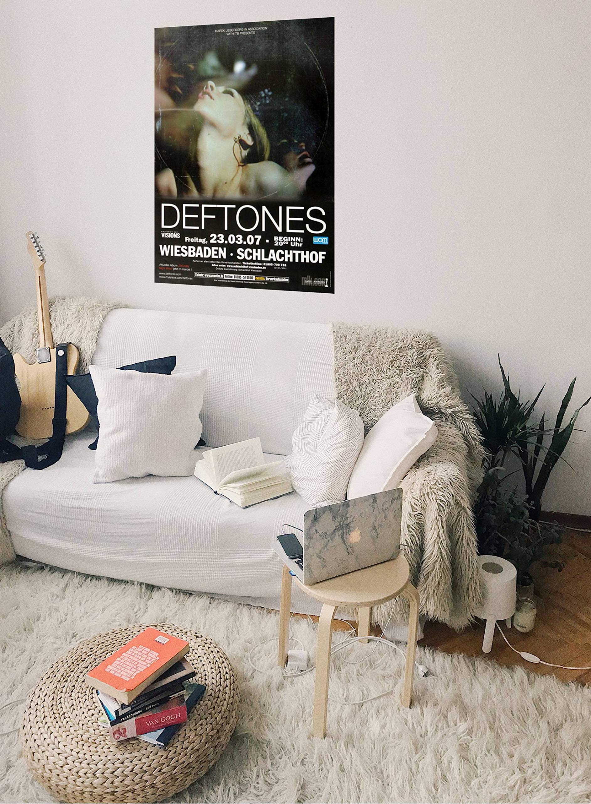 Deftones - Saturday Night, Wiesbaden 2007 » Konzertplakat/Premium Poster | Live Konzert Veranstaltung | DIN A1 «