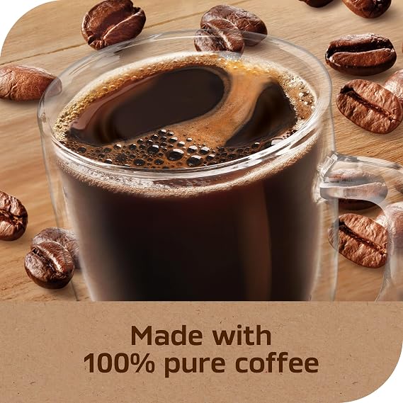 NESCAFE Taster's Choice House Blend Instant Coffee, 2 Jars 14 oz | Light-medium roast House Blend instant coffee; 2 jars, 14 oz each
