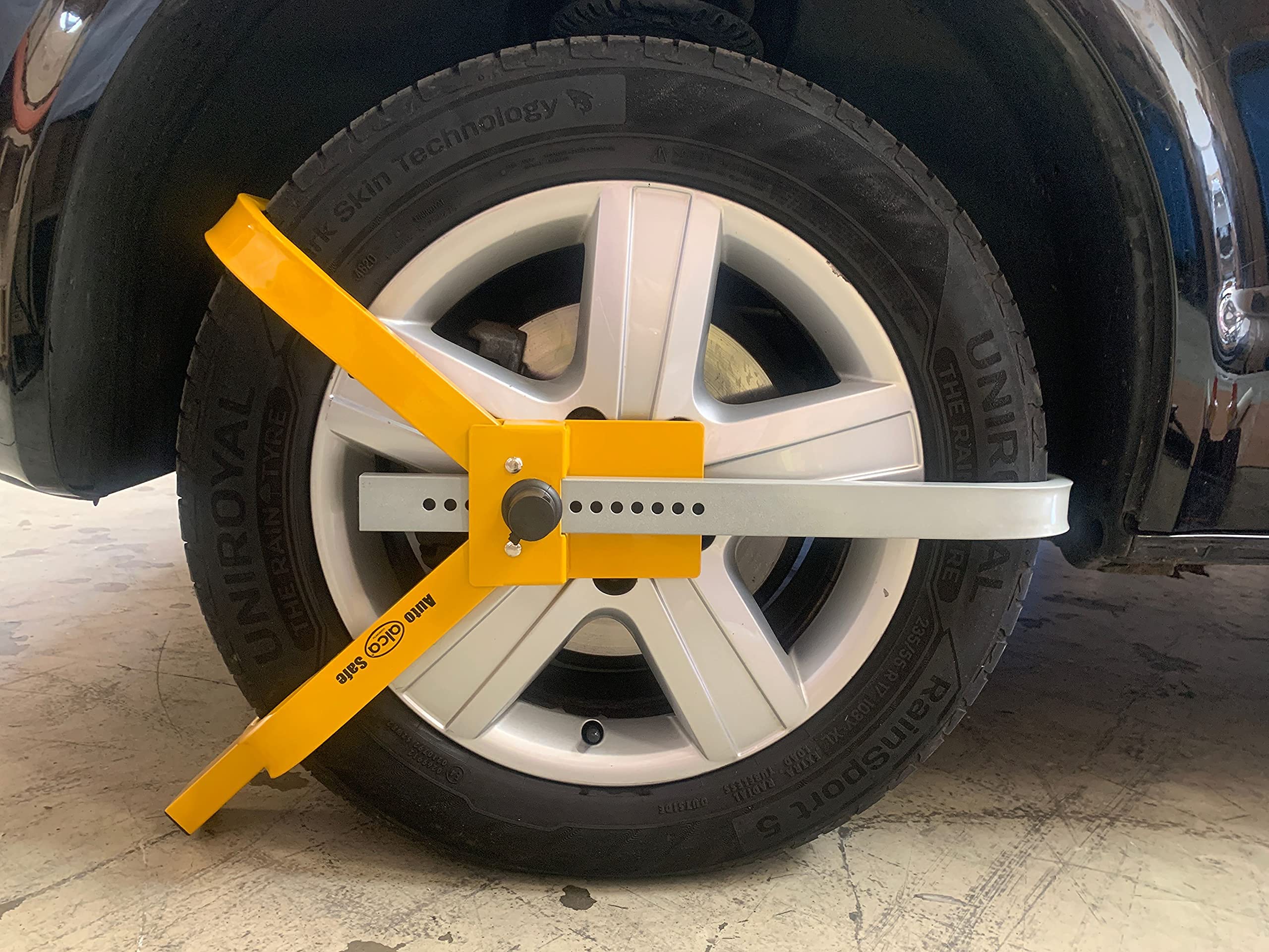 Samochód kempingowy zacisk do furgonetki, wysuwany duży rozmiar 16"-19" do 245 mm Heavy Duty Lock "Tresor XL"