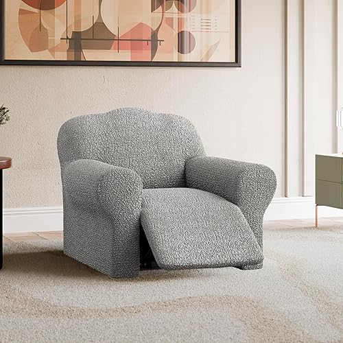 Miniatura 2 de PAULATO BY GA.I.CO. Funda para sofá reclinable, funda para sofá reclinable, funda de tela de poliéster suave, protector de muebles elástico de