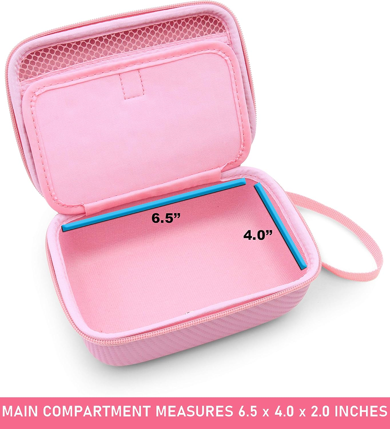 CASEMATIX Pink Travel Asthma Inhaler Case Medicine Bag Fits Inhaler Asthma Relief Asthmanefrin, Masks, Spacer Aero Chamber, Primatine Mist, Lung Expansion - CASE ONLY : Health & Household