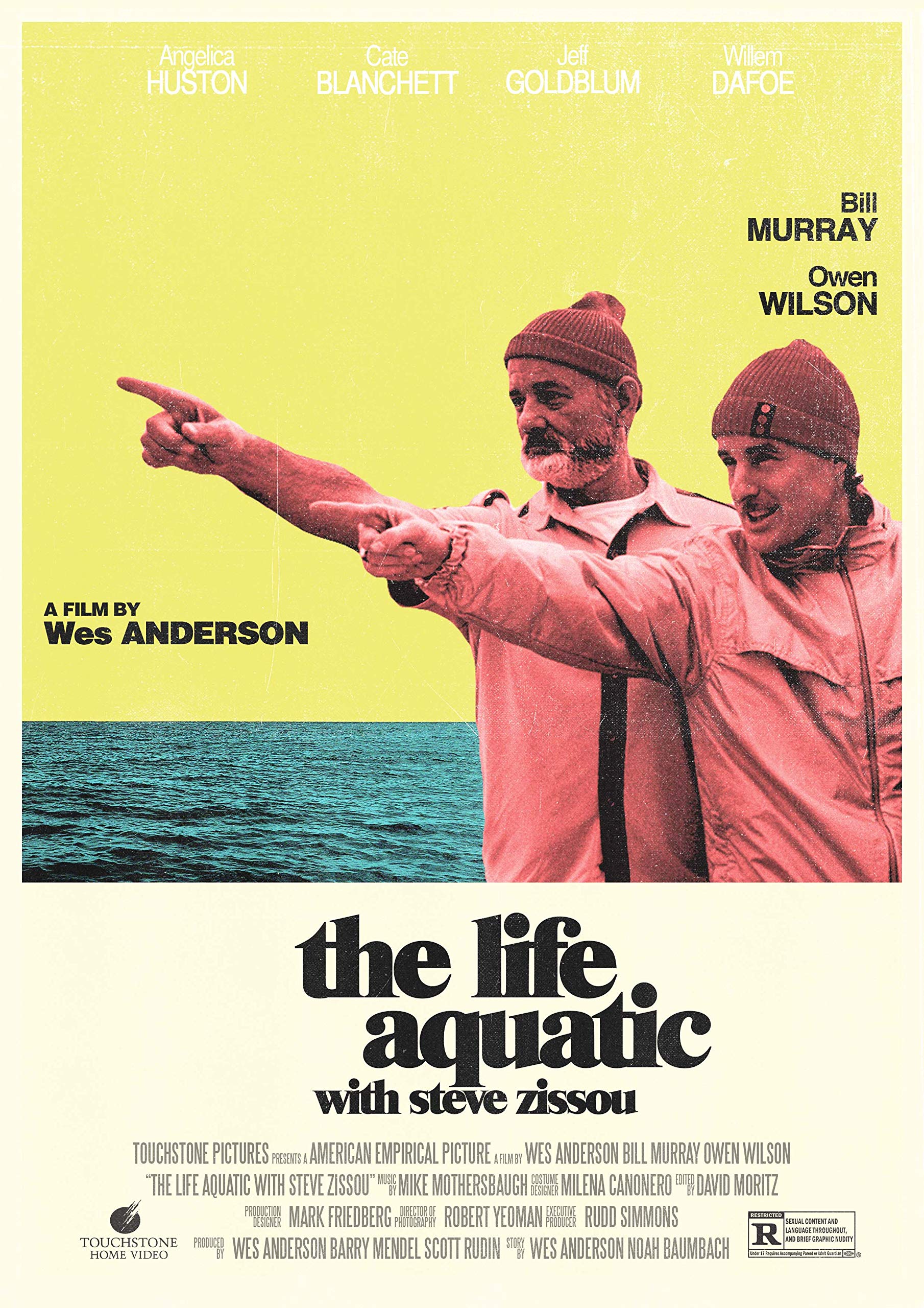 Tallenge - The Life Aquatic with Steve Zissou - Bill Murray Owen Wilson - Wes Anderson - Large Poster(Paper,18X24 inches, MultiColour)