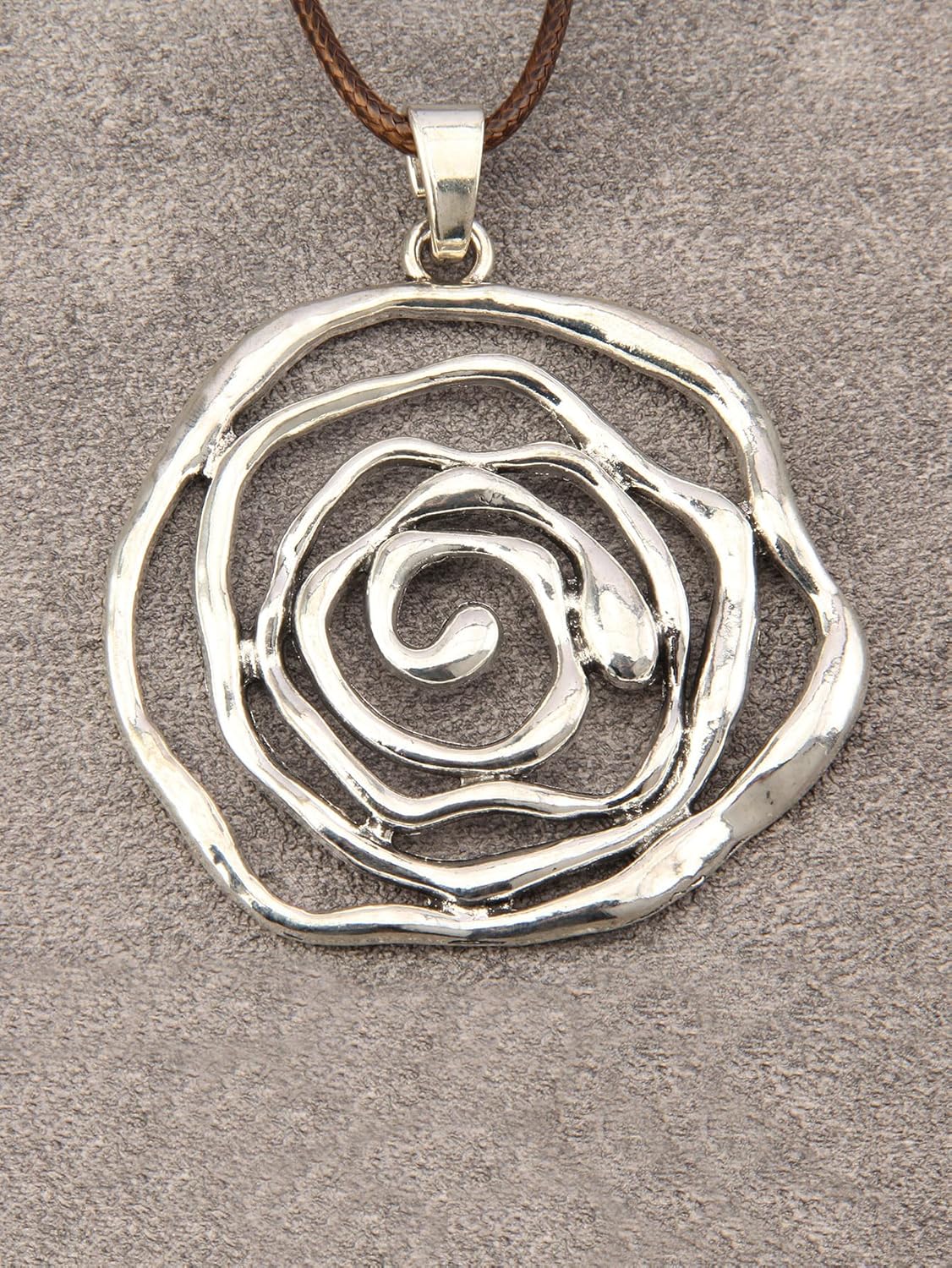 Leather Necklace for Women Long Boho Pendant Hippie Choker Necklace Bohemian Layered Leather Rope Wooden Jewelry Gifts - Image 2