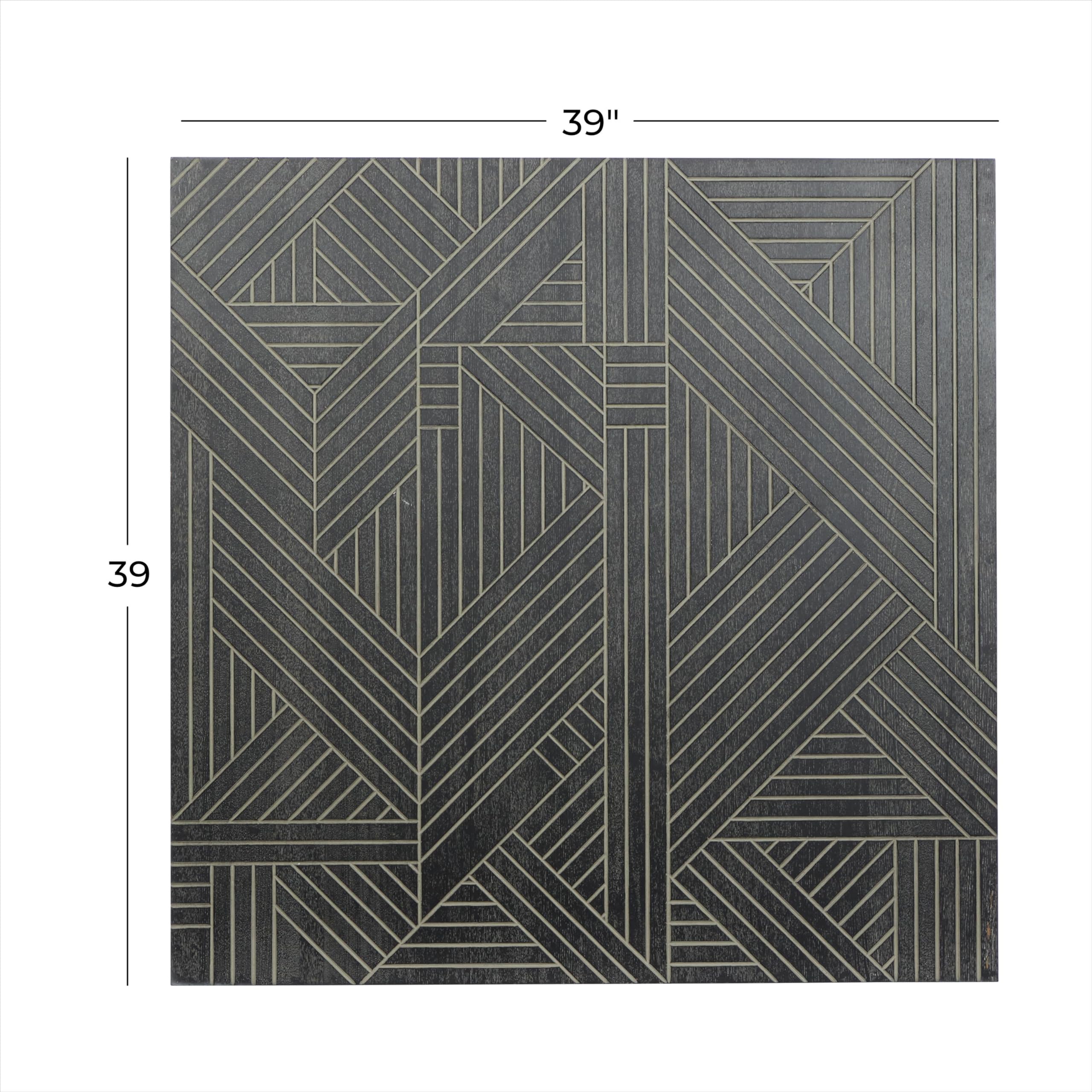 ART & DECORATION 号数4 Amazon.com: Deco 79 Wood Geometric Home Wall Decor Linear