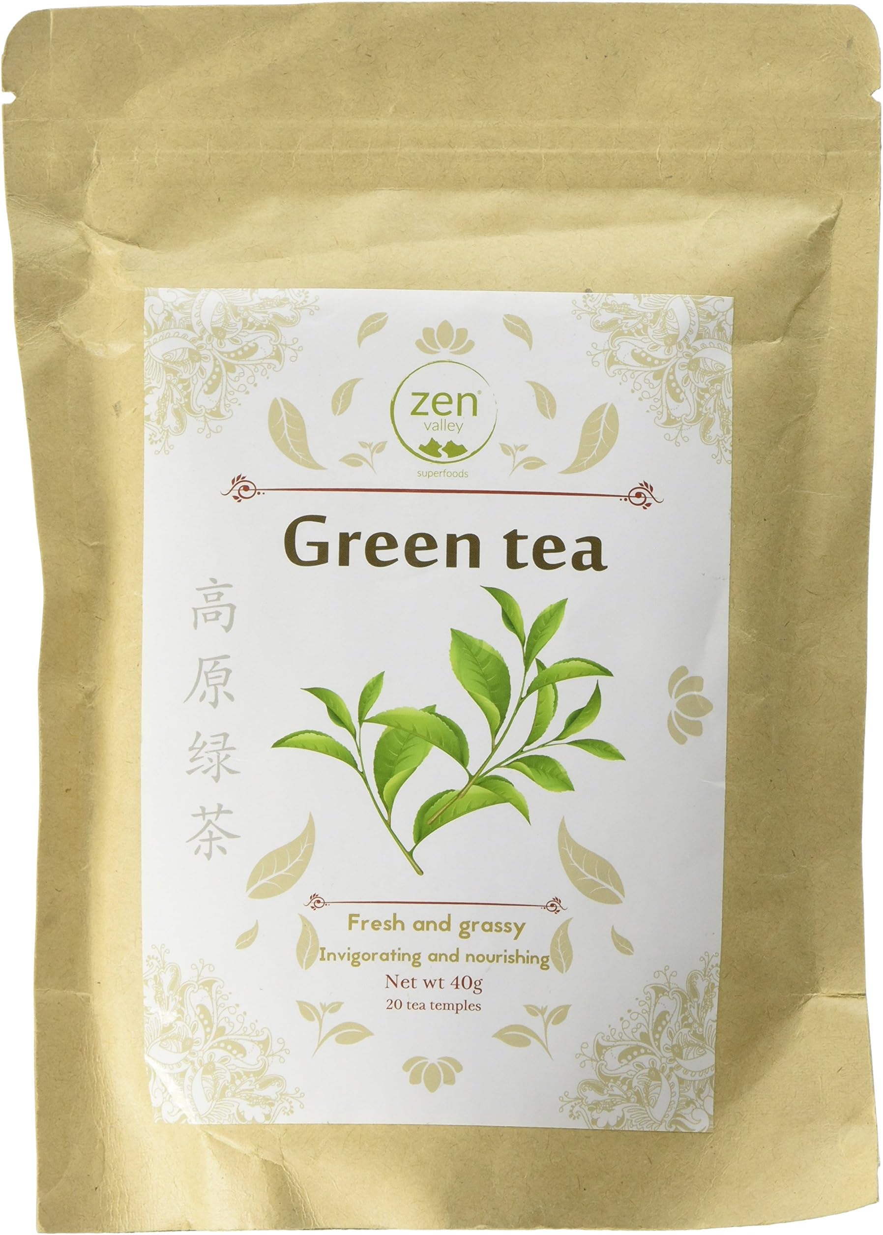 Highland Green Tea, 20 pyramid tea bags