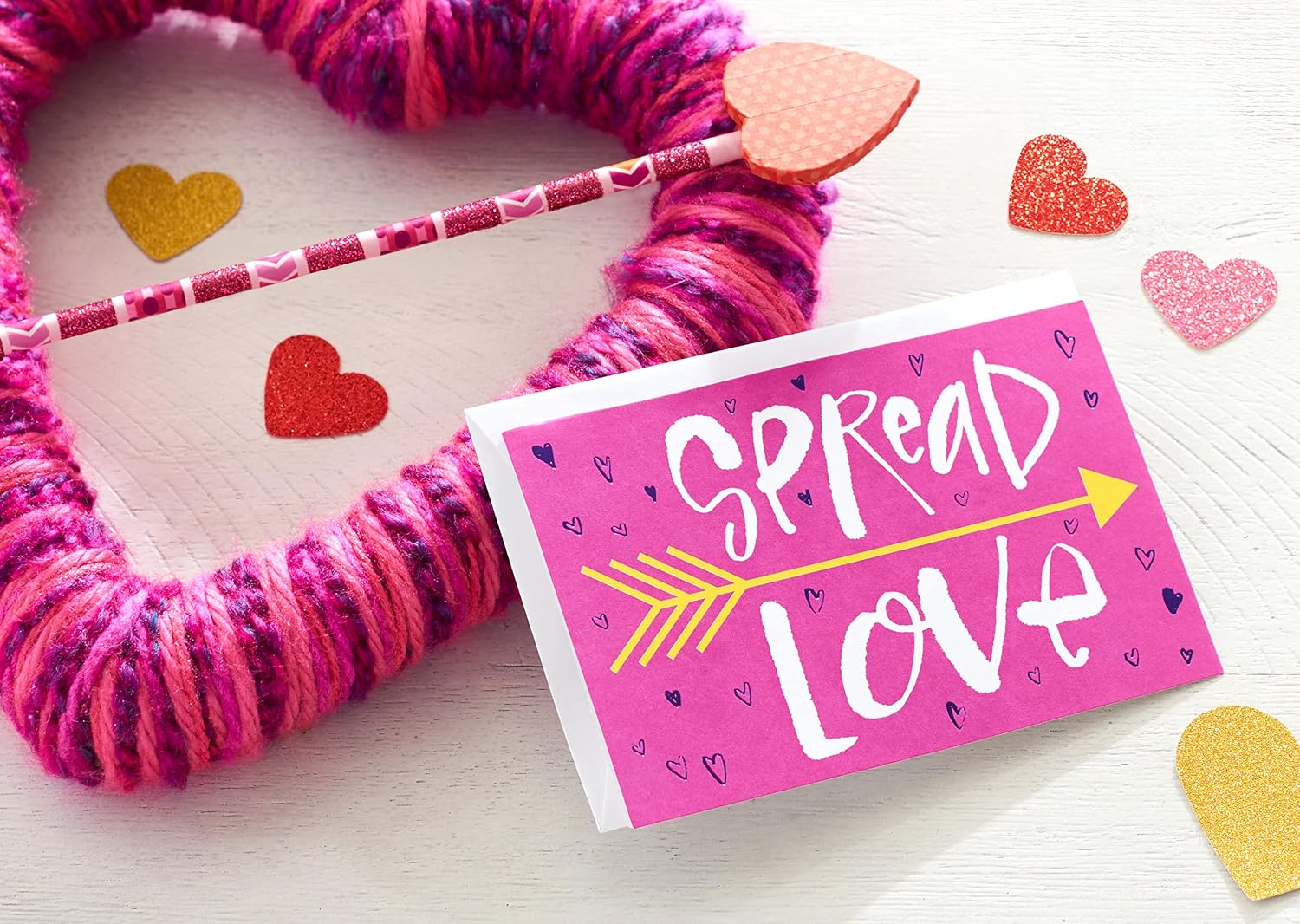 American Greetings Valentines Day Cards Pack, Spread Love (6-Count)