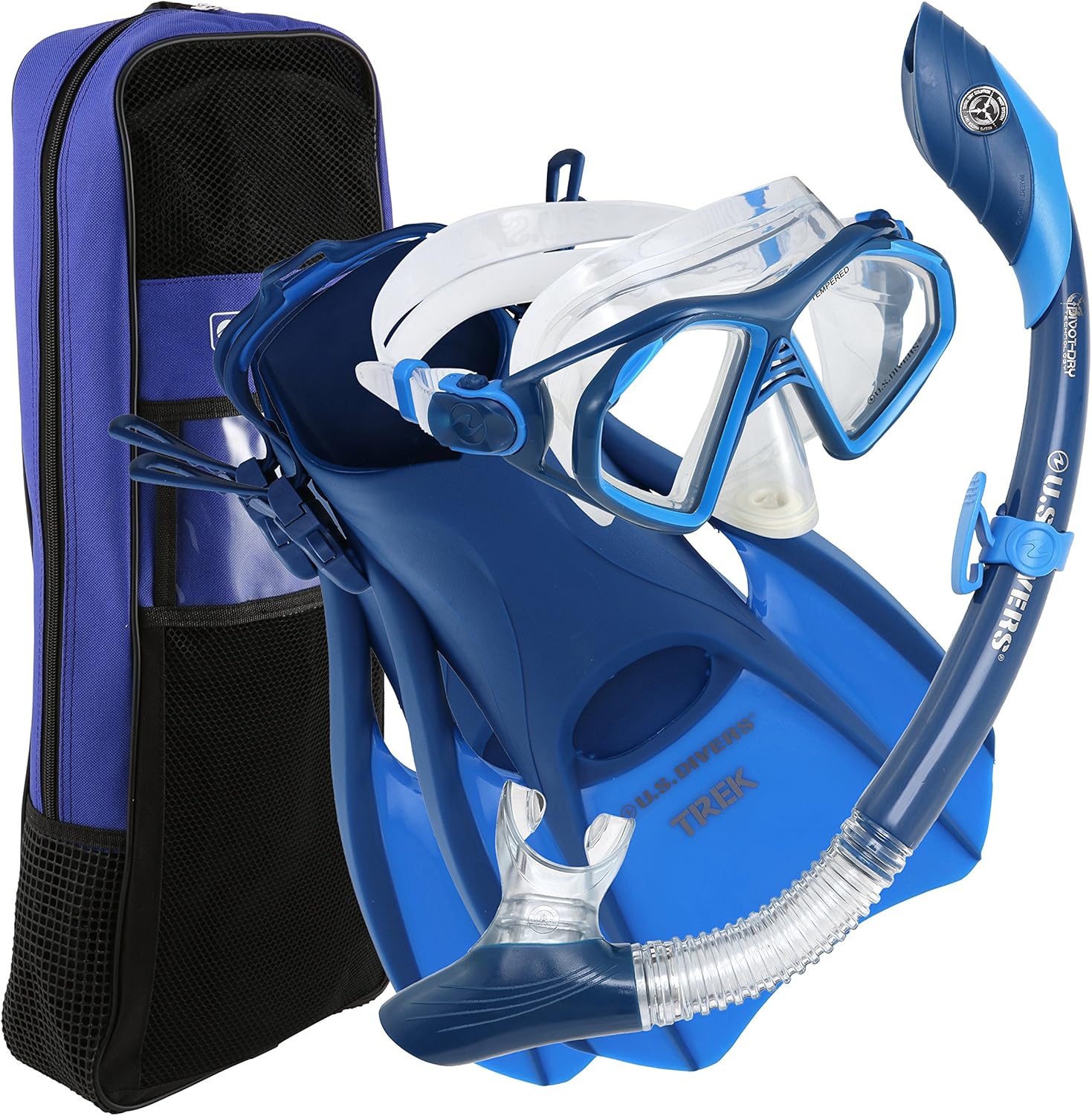 U.S. Divers Admiral Snorkeling Set Premium Silicone