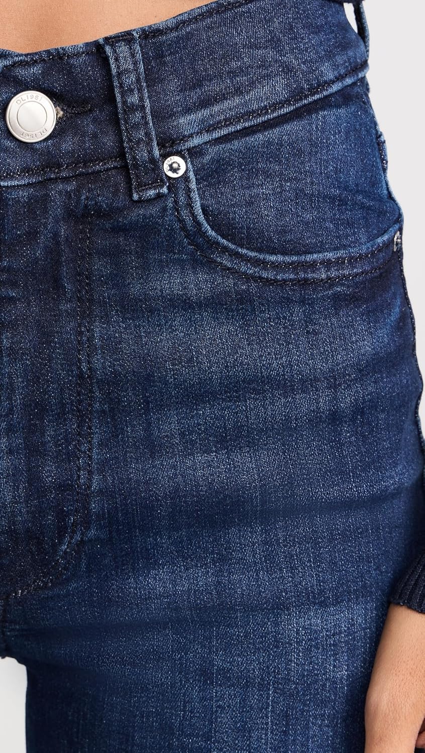 DL1961 Women's Halle Instasculpt Straight Jeans - High Rise