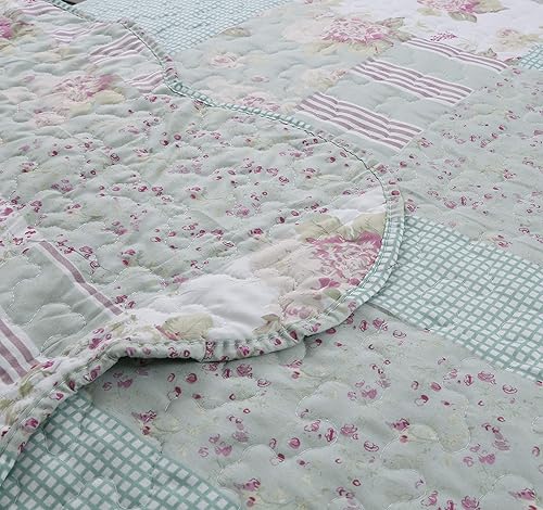 Miniatura 4 de Juego de cama de microfibra prelavado preencogido cosido con hilos reales acolchado a máquina funda de edredón para cama doble FullQueenKing con