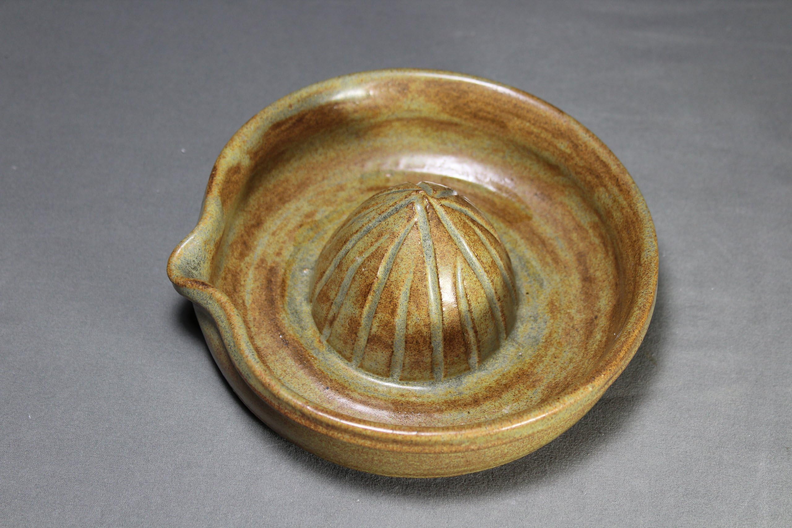 Handmade Wheel thrown Ceramic Reamer. Juicer. Lemon Squeezer