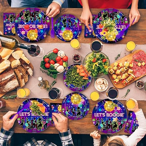 Miniatura 7 de 96 piezas de dos suministros rápidos para fiesta de cumpleaños, juego de platos y servilletas de auto de carreras para niños y niños, pista de