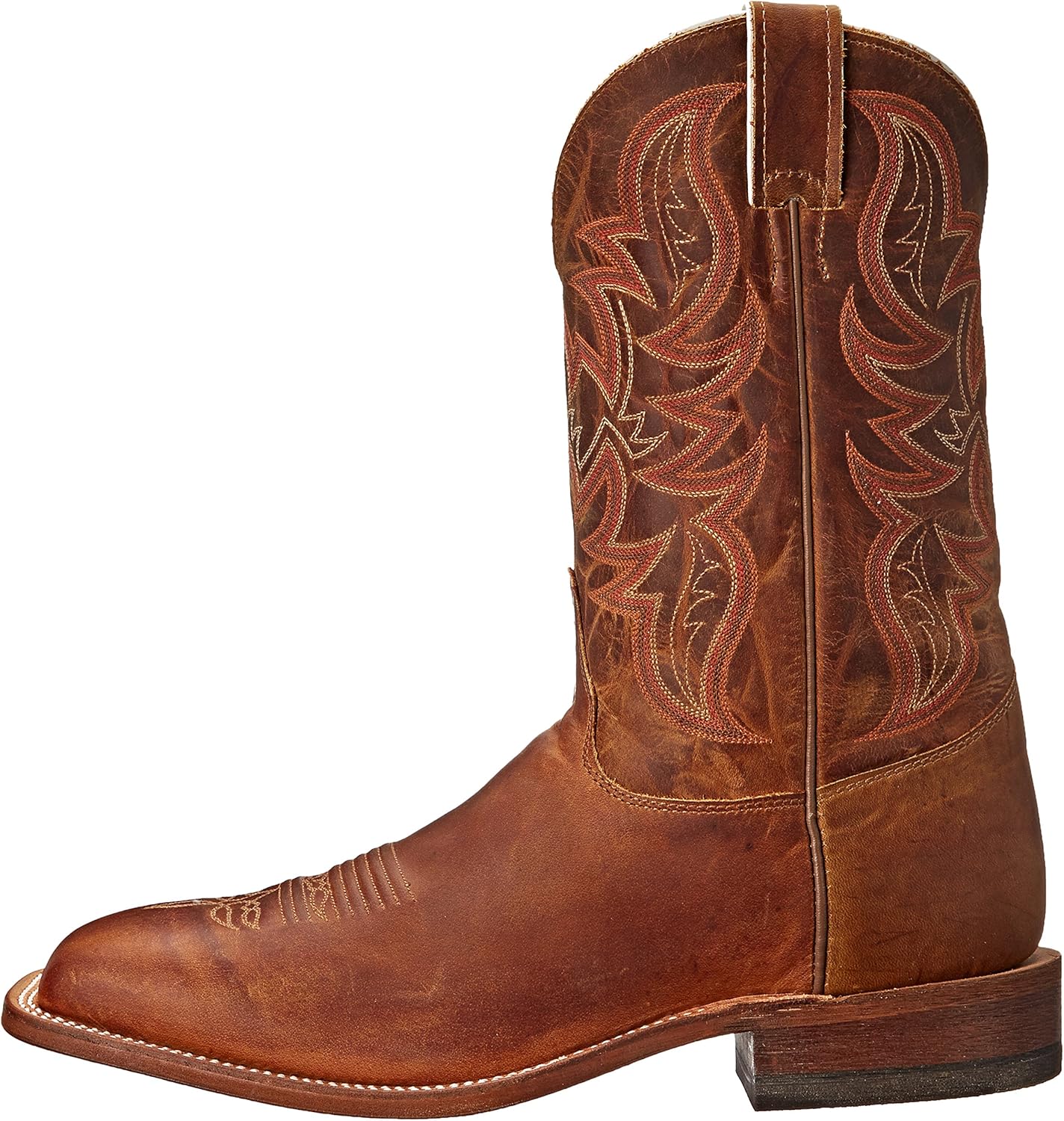 Justin men's bent rail square toe western boots Clearance